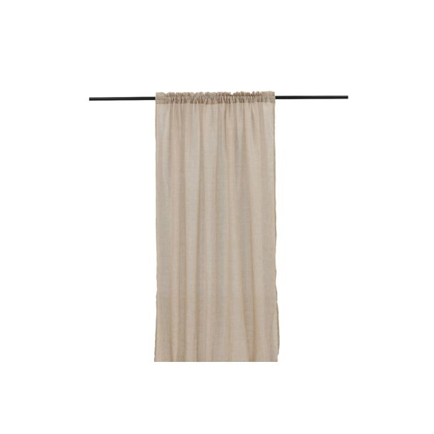 Linnen-look Gordijn 2-pack Rosendimma Beige