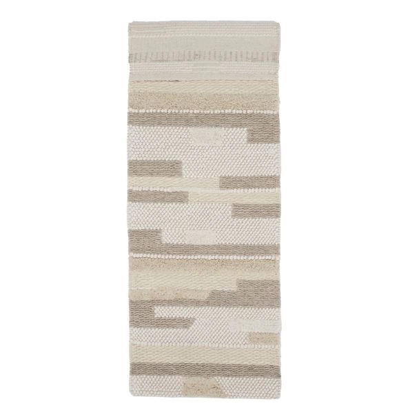 Loper Vintera Beige Wollen Vloerkleed