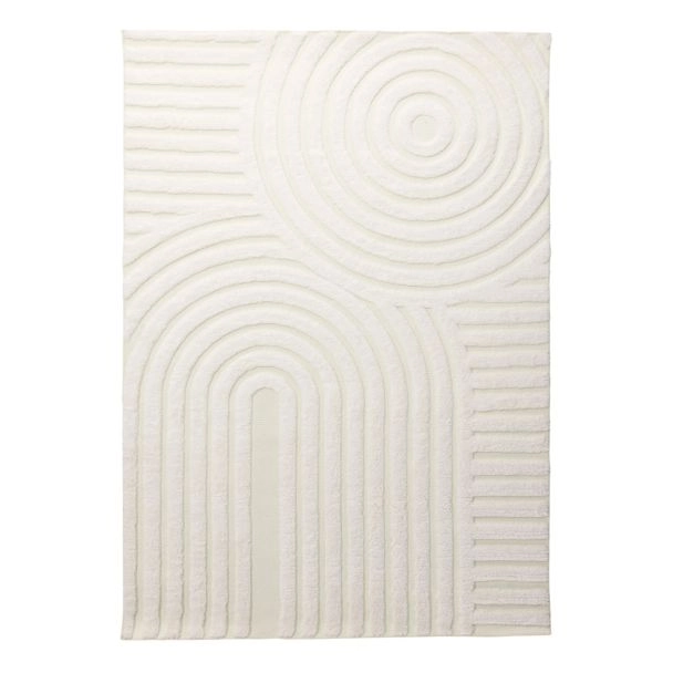 Hoogpolig Vloerkleed Ponti Wit