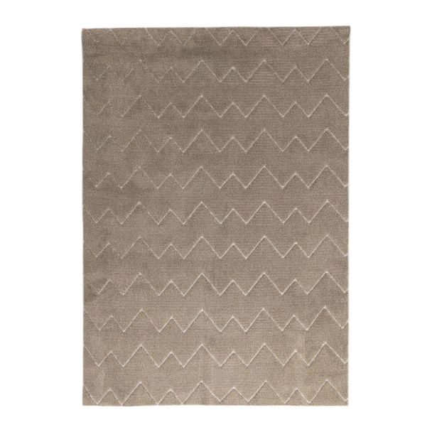 Hoogpolig Vloerkleed Miro Bruin