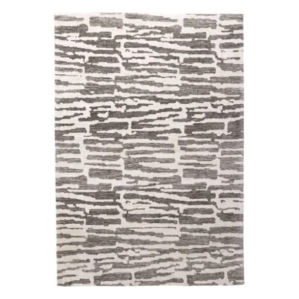 Hoogpolig Vloerkleed Lira Grijs