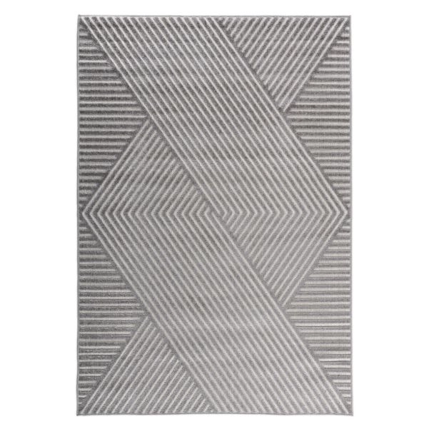 Hoogpolig Vloerkleed Ariana Grijs