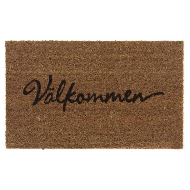 Cocos Välkommen Beige 45x75 cm Machinaal Geweven Vloerkleed