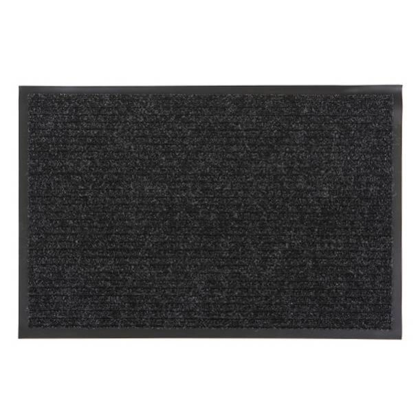 Deurmat Absorb 3-ribb Donkergrijs