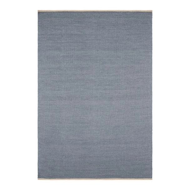 Wollen Vloerkleed Anata Blauw