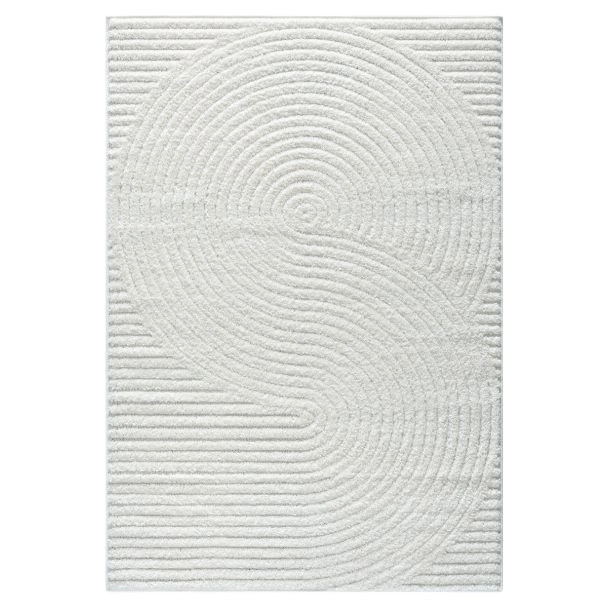 Hoogpolig Vloerkleed Brolly Curl Crème