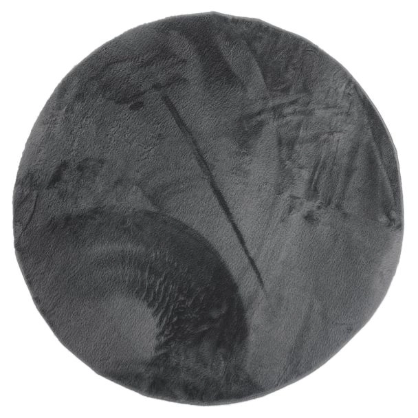 Rond Cat Donkergrijs Wasbaar Pelskleed