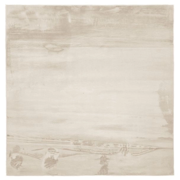 Vierkant Cat Beige Wasbaar Pelskleed