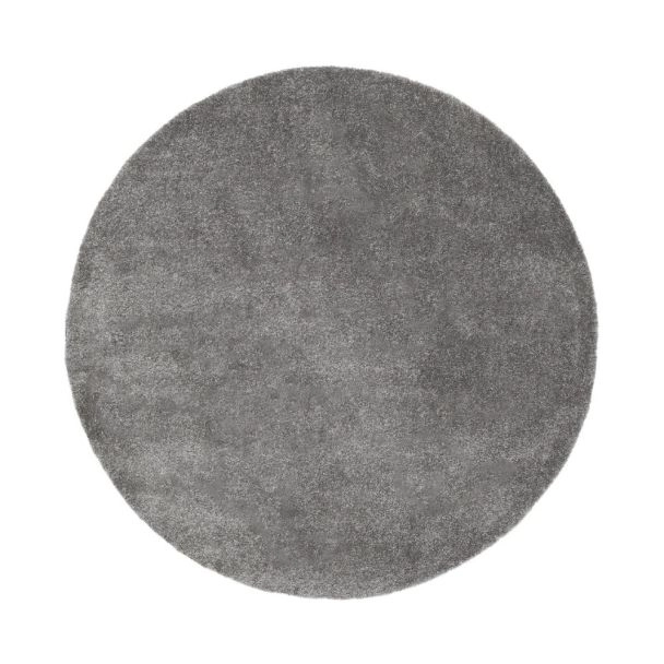 Clario Grå Rund Matta