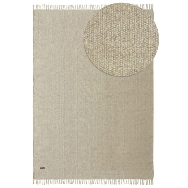Wollen Vloerkleed Dalen Beige