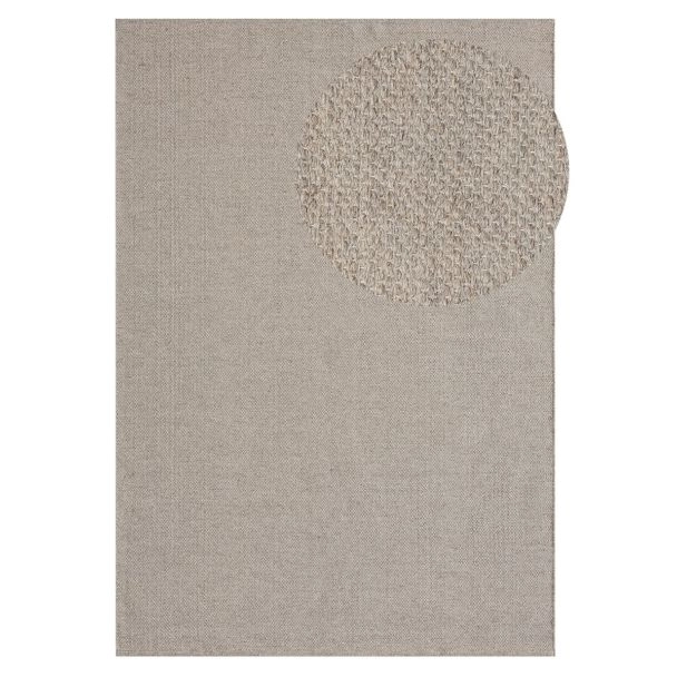 Wollen Vloerkleed Molly Donkerbeige