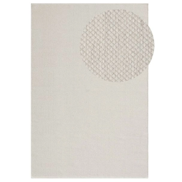 Wollen Vloerkleed Molly Wit