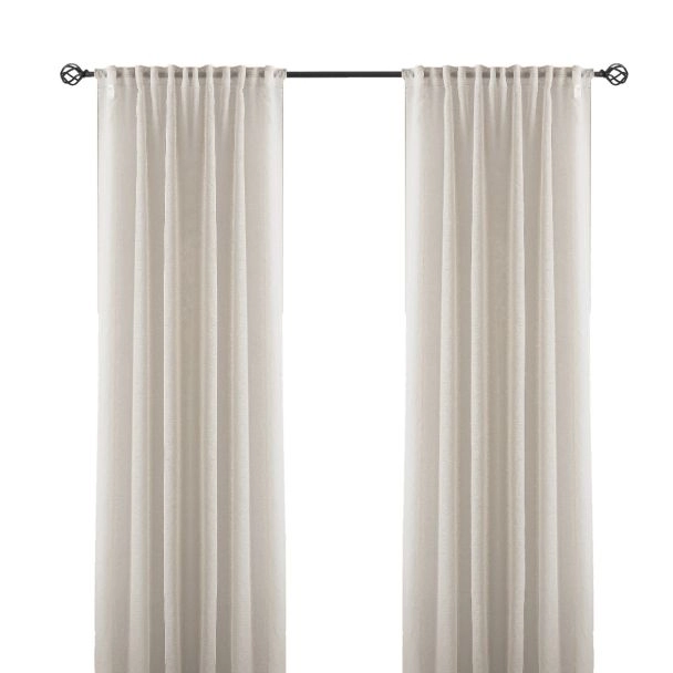 Linnen-look Gordijn 2-pack Ellinor Linnen