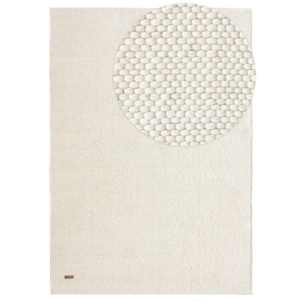 Wollen Vloerkleed Elsa Gebroken wit