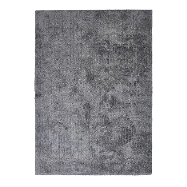 Zacht Hoogpolig Vloerkleed Faro Grijs