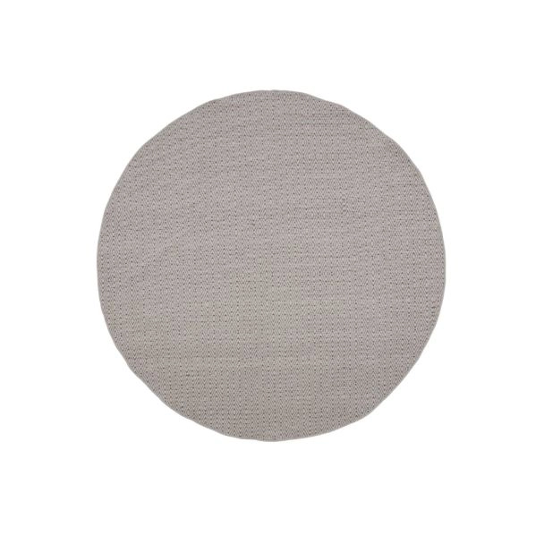 Rond Floren Beige Wollen Vloerkleed