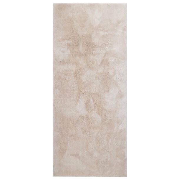Loper Fluffy Beige Wasbaar Zacht Hoogpolig Vloerkleed
