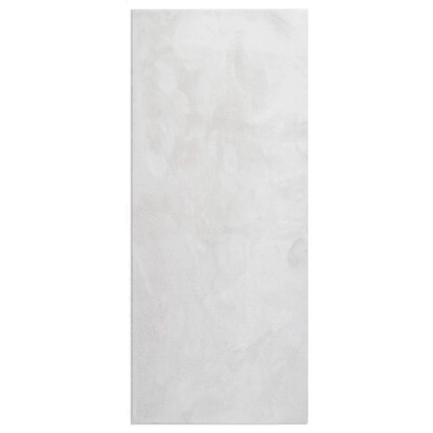 Loper Fluffy Gebroken wit Wasbaar Zacht Hoogpolig Vloerkleed