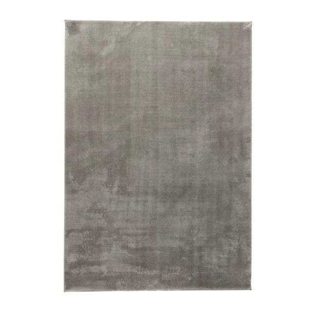 Hoogpolig Vloerkleed Haki Lichtgrijs