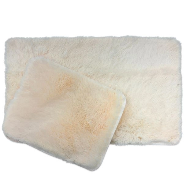 Julie Gebroken wit 60x100 cm + 50x60 cm Badmat