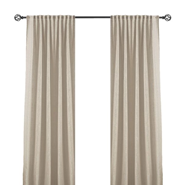 Linnen-look Gordijn 2-pack Kristina Linnen