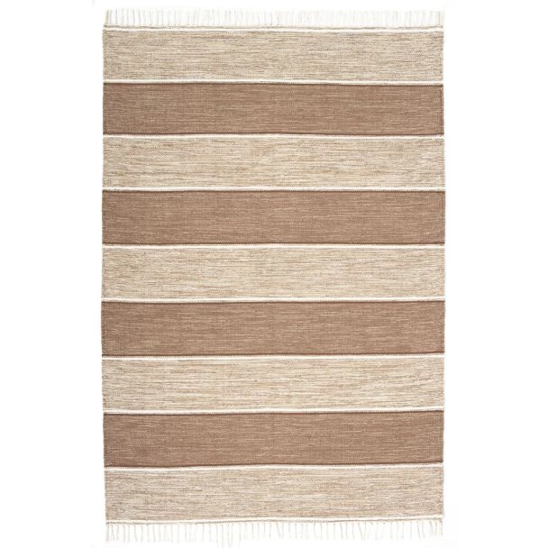 Katoenen Vloerkleed Sippar Beige
