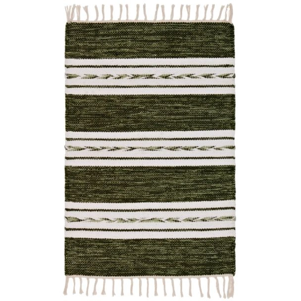 Katoenen Vloerkleed Girsu Groen