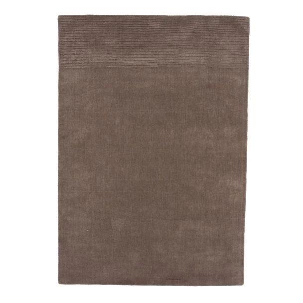 Wollen Vloerkleed Lenira Bruin