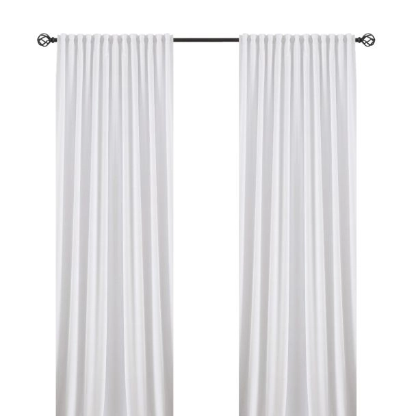 Ruimteverduisterende Fluweel Gordijn 2-pack Mathilde Wit