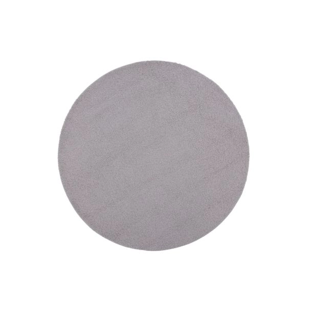 Rond Miren Grijs Hoogpolig Vloerkleed