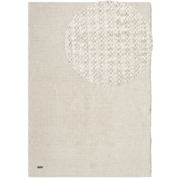 Wollen Vloerkleed Molly Gebroken wit