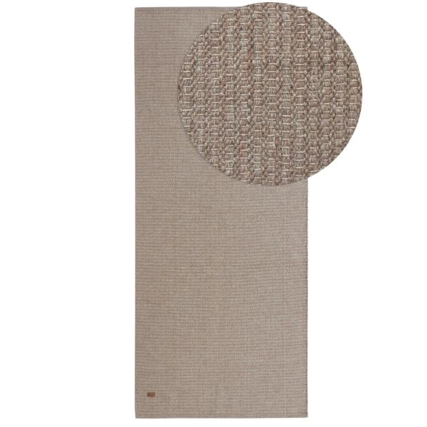 Loper Molly Greige Wollen Vloerkleed