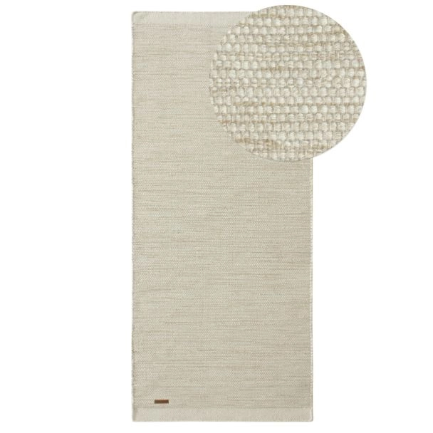 Loper Norrsken Beige Wollen Vloerkleed