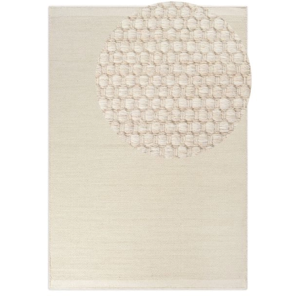 Wollen Vloerkleed Norrsken Wit