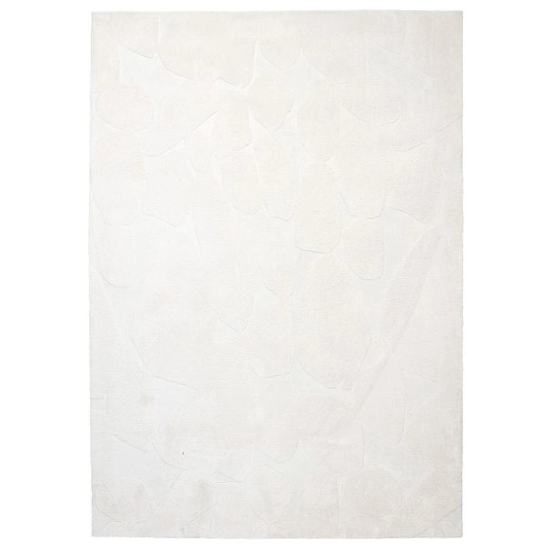 Zacht Hoogpolig Vloerkleed Odin Gebroken wit