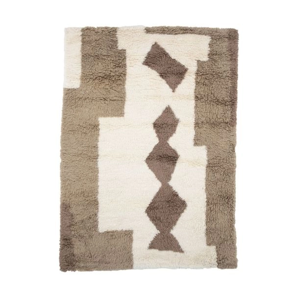 Wollen Vloerkleed Olivian Wit