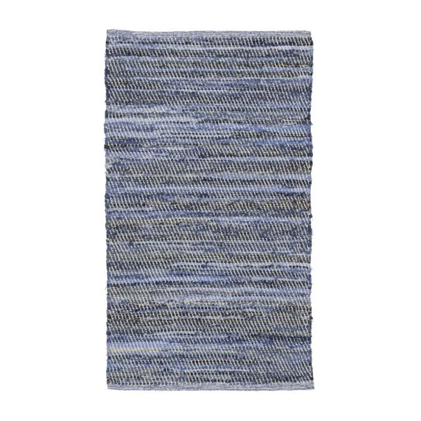Katoenen Vloerkleed Nuzi Blauw