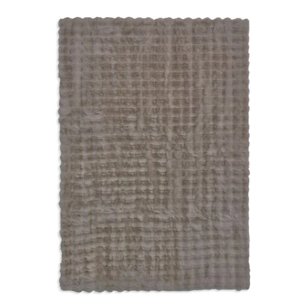 Wasbaar Pelskleed Rabbit Bubble Taupe