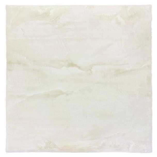 Vierkant Rabbit Eco Gebroken wit Pelskleed