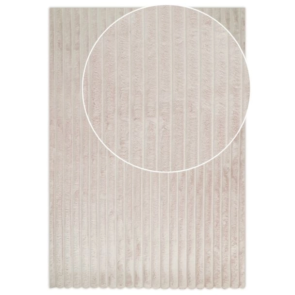 Wasbaar Pelskleed Rabbit Stripe Lichtbeige