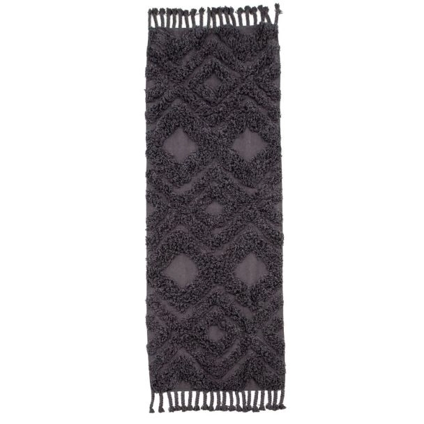 Loper Rio Grijs Katoenen Vloerkleed