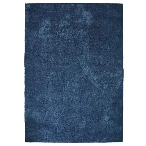 Hoogpolig Vloerkleed Solvyn Blauw