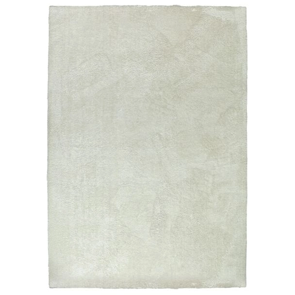 Hoogpolig Vloerkleed Solvyn Wit