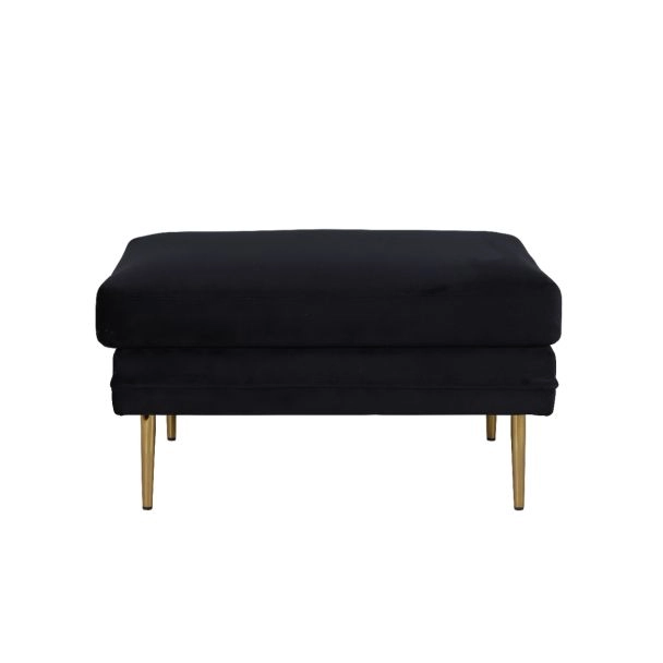 Poef Mistfall Long Zwart