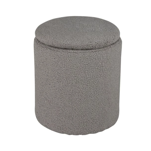 Poef Loredana Grijs