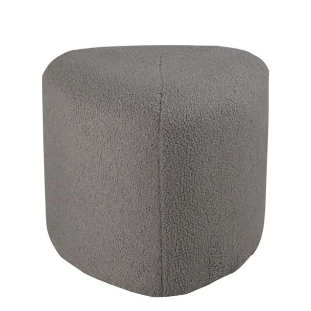 Poef Elandros Square Grijs