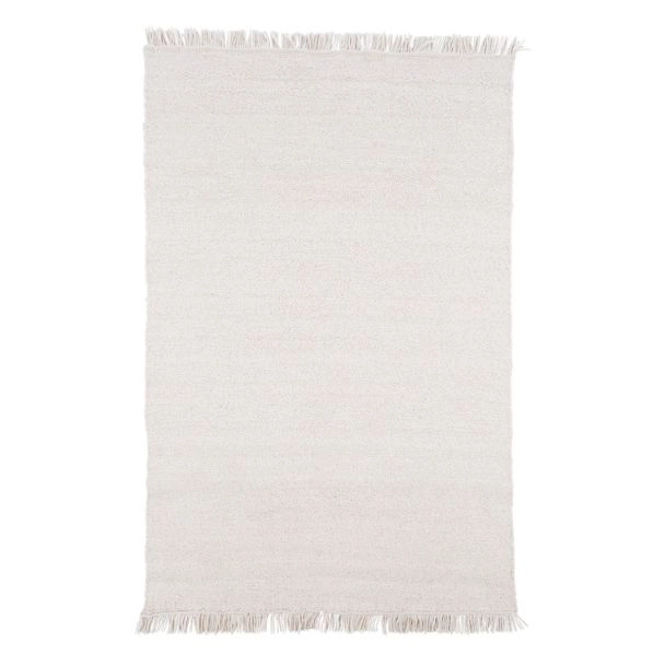 Wollen Vloerkleed Boa Wit