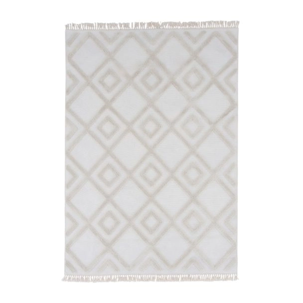 Hoogpolig Vloerkleed Freddy Wit