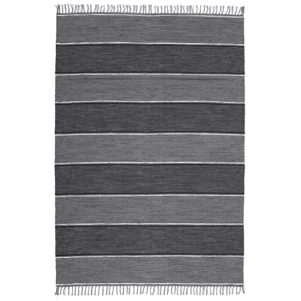 Katoenen Vloerkleed Sippar Blauw