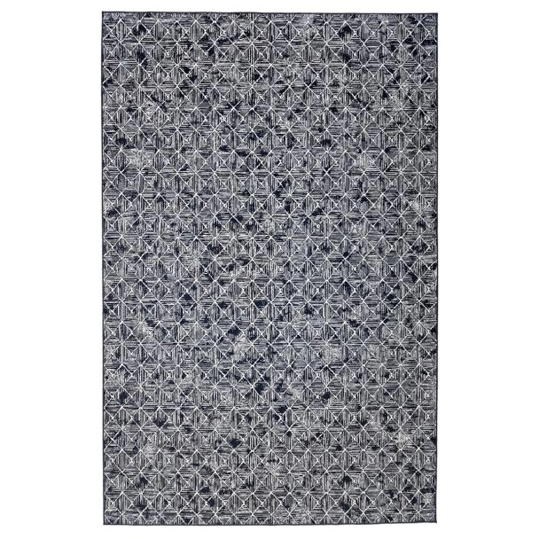 Viscose Vloerkleed Cob Blauw